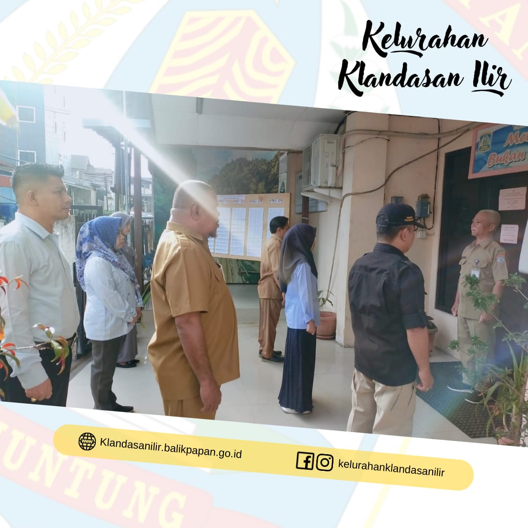 Apel Rutin Senin Pagi Pegawai Kelurahan Klandasan Ilir