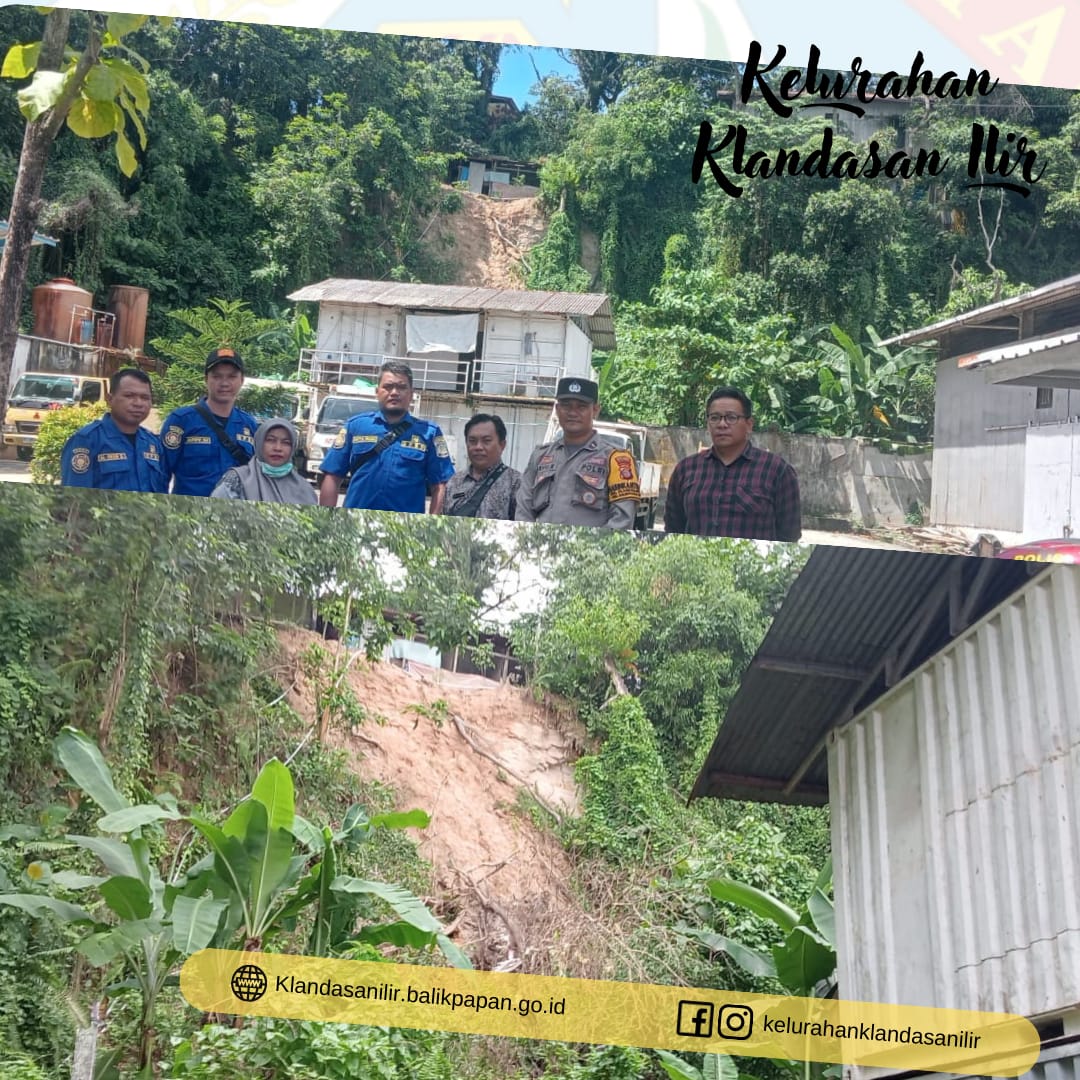 Monitoring Rawan Tanah Longsor di wilayah RT. 42 Kelurahan Klandasan Ilir