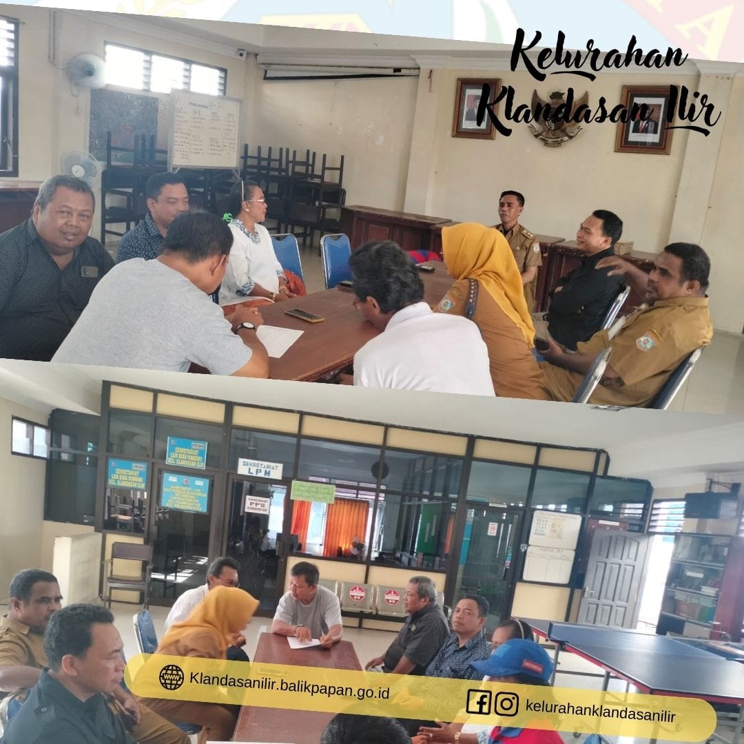 Rapat Koordinasi Panitia HUT ke 78 Kemerdekaan RI Kelurahan Klandasan Ilir 2023